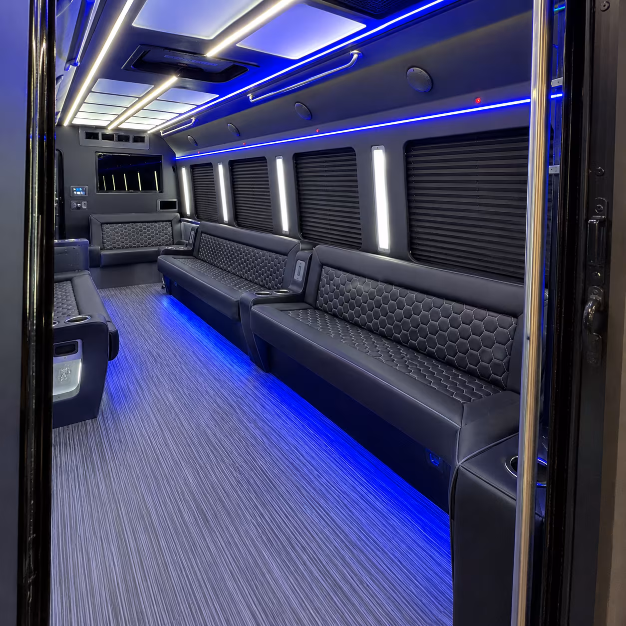 simi valley party bus rental interior