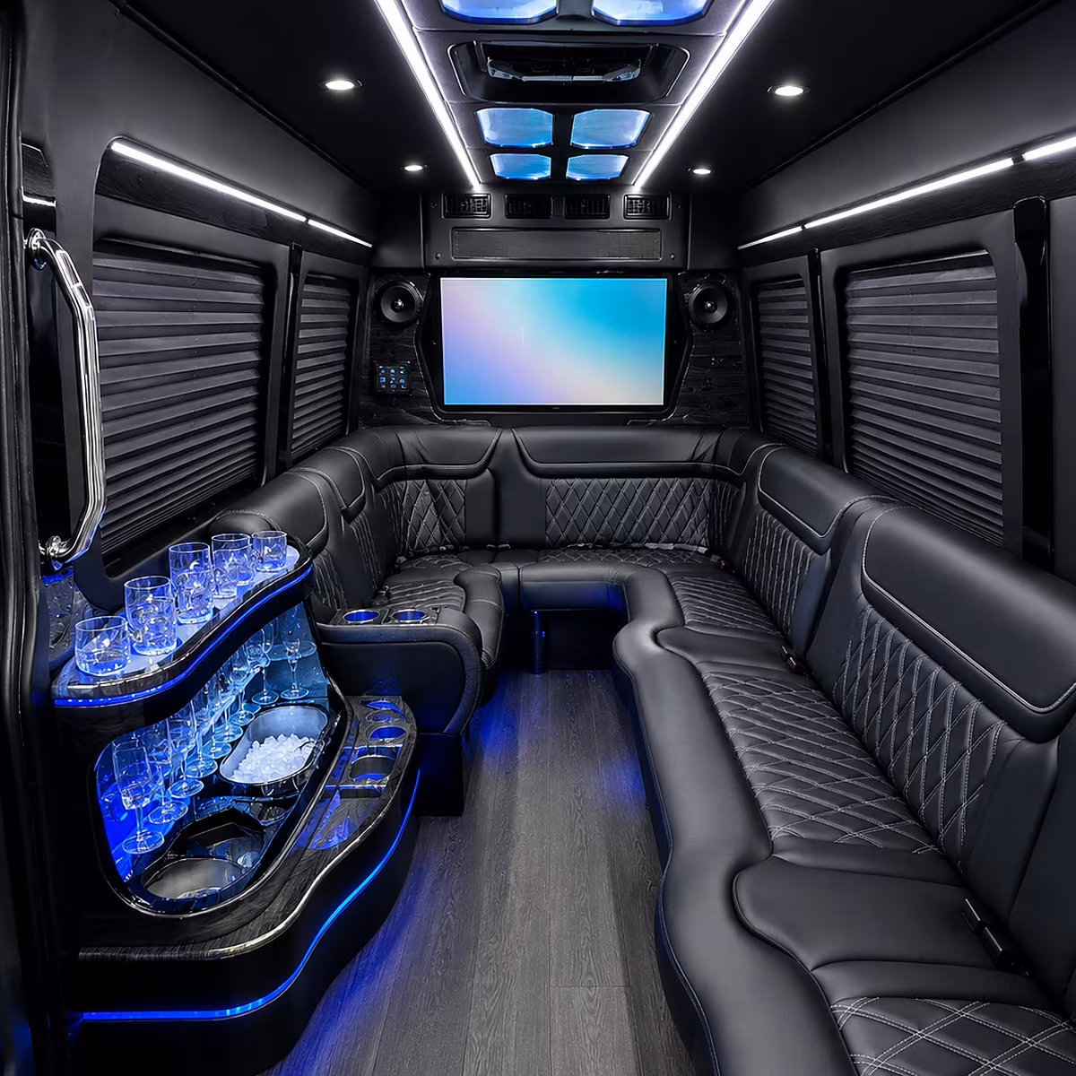 simi valley party bus rentals inside